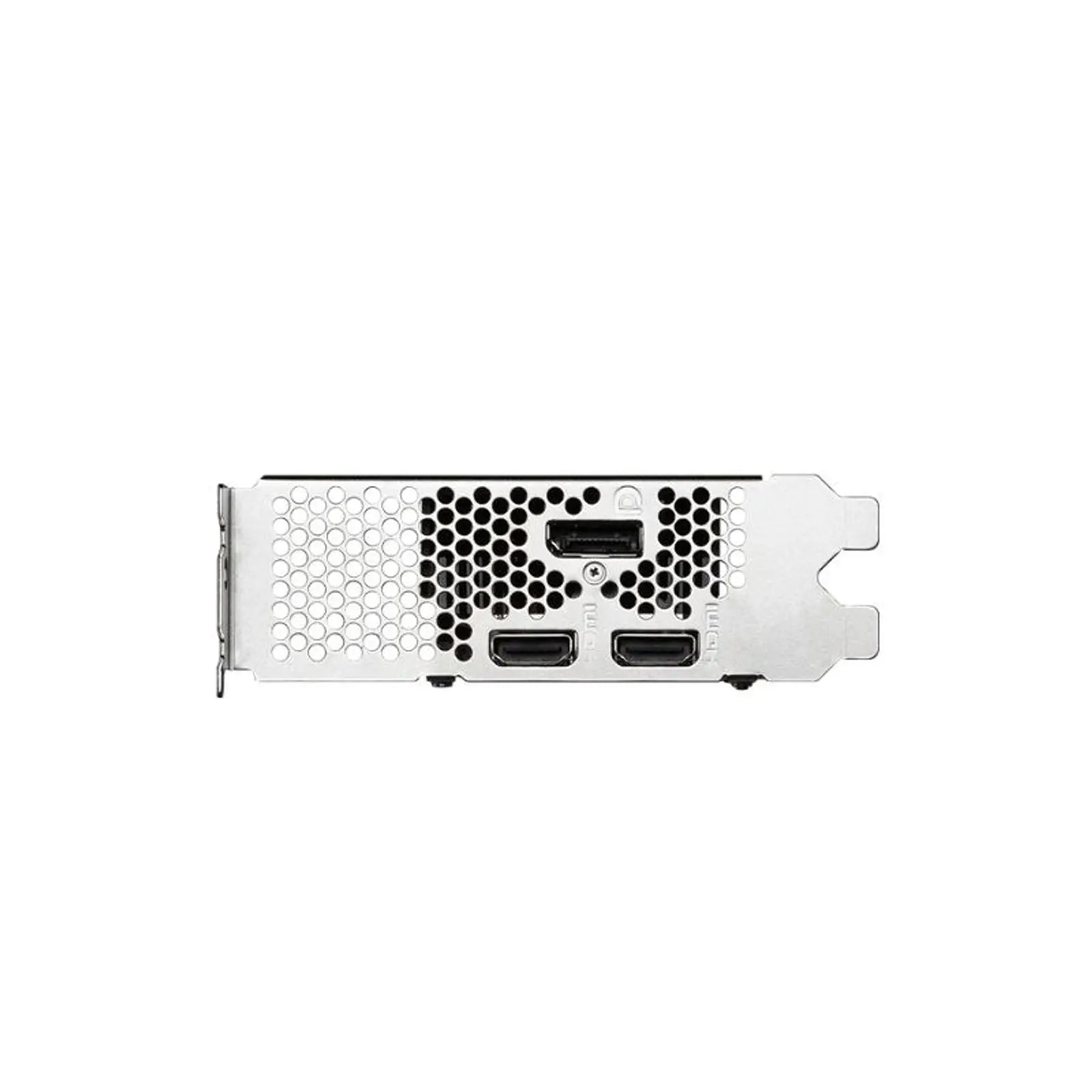 Puertos HDMI 2.1 y DisplayPort 1.4a de la MSI GeForce RTX 3050 LP