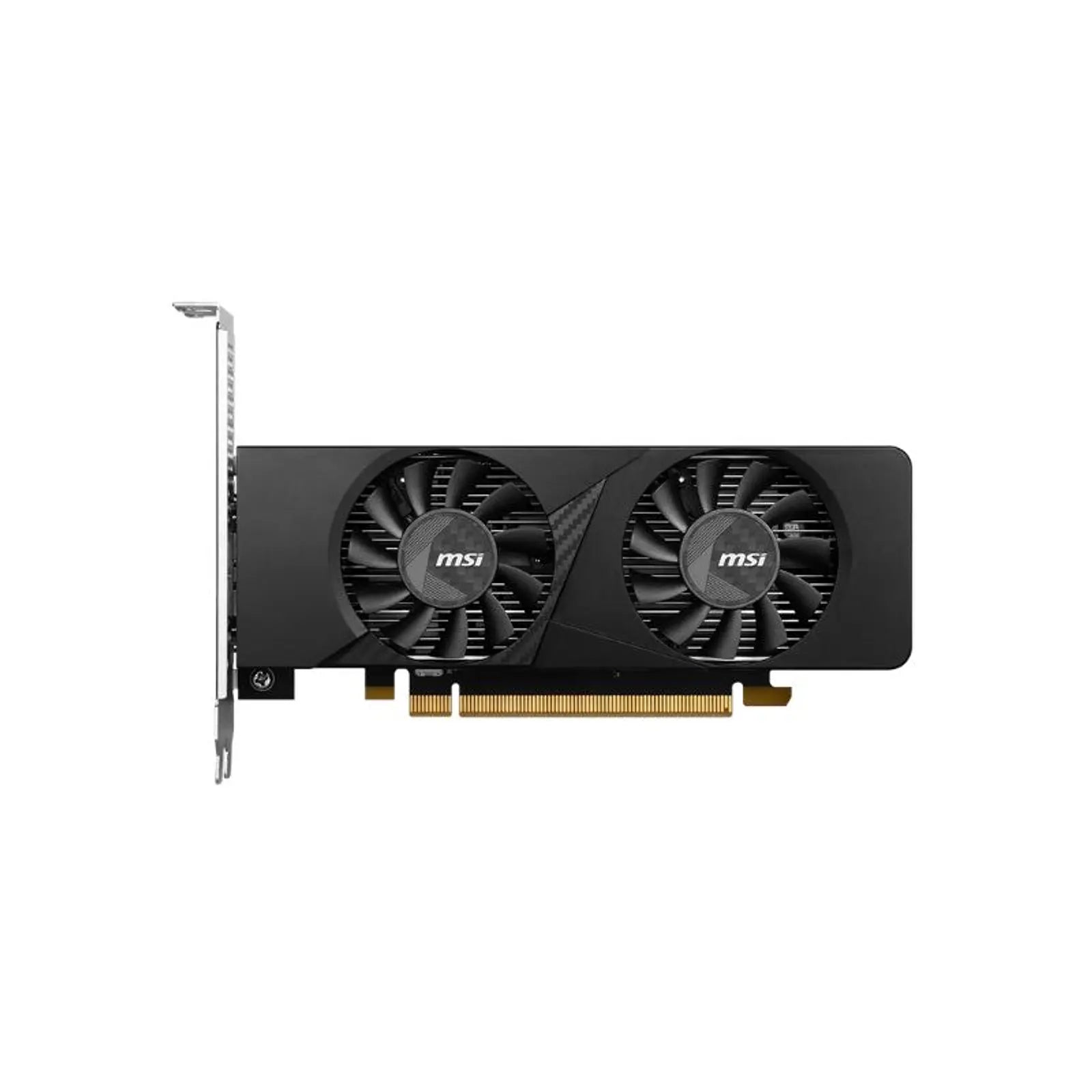 Tarjeta de video MSI GeForce RTX 3050 LP vista frontal