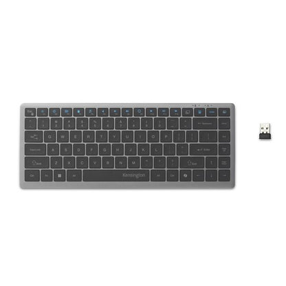 Detalle de las teclas scissor-switch del teclado Kensington KB435 EQ