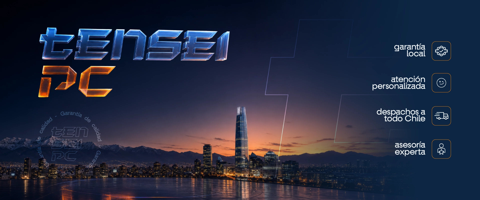 TENSEI PC tienda de tecnología en Chile con productos de computación.